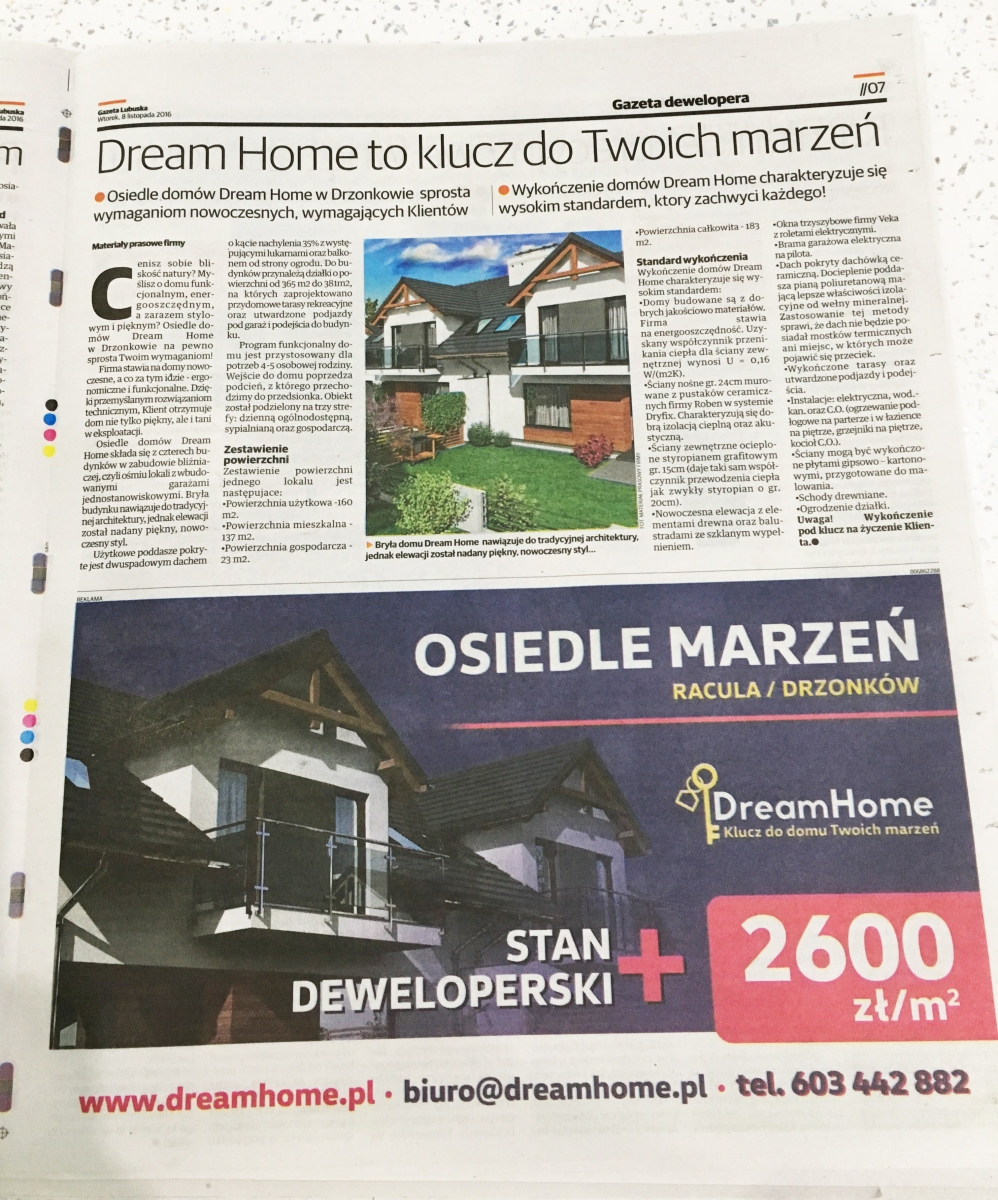 Developer Zielona Góra – DreamHome w mediach